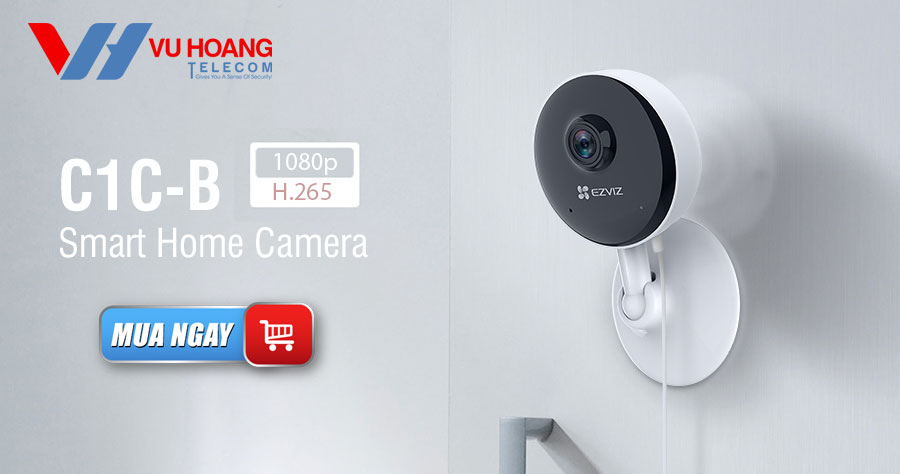 Bán camera Wifi EZVIZ C1C-B 1080P trong nhà thông minh giá rẻ