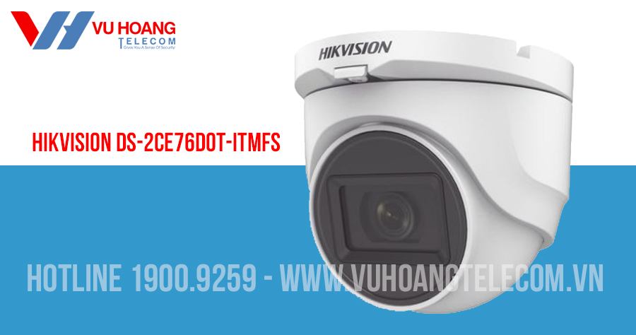 Camera HDTVI 2MP HIKVISION DS-2CE76D0T-ITMFS